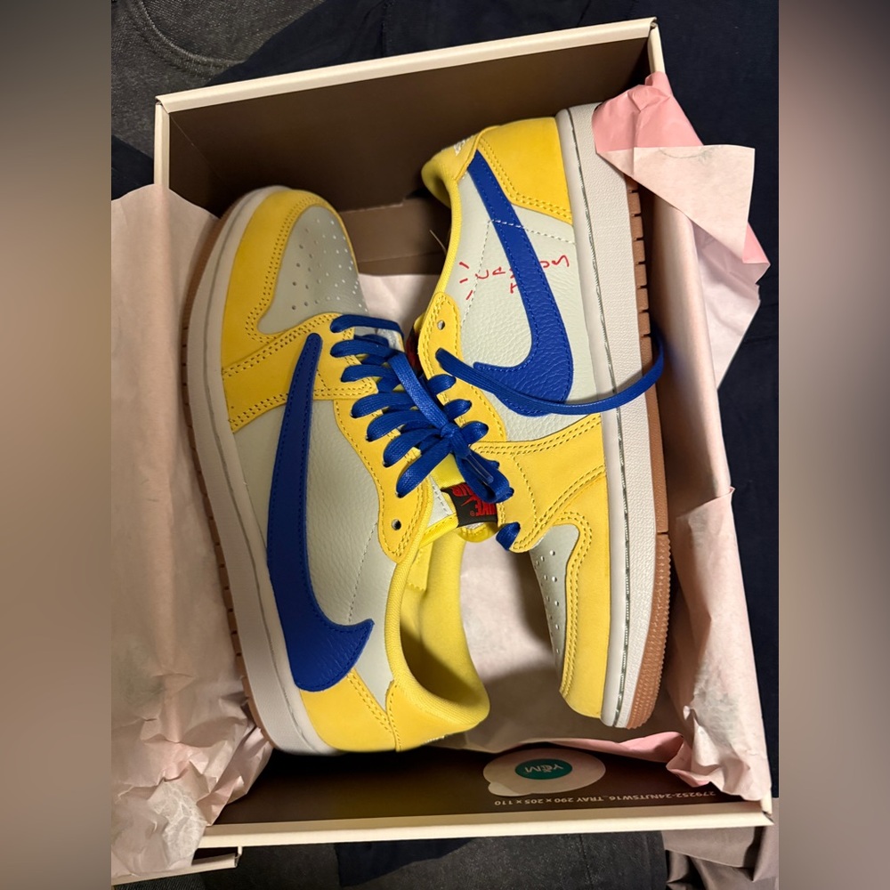 Travis Scott Canary Sneakers